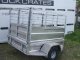 Alloy ATV trailer with rib side crate