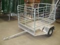 Alloy ATV trailer with standard crate